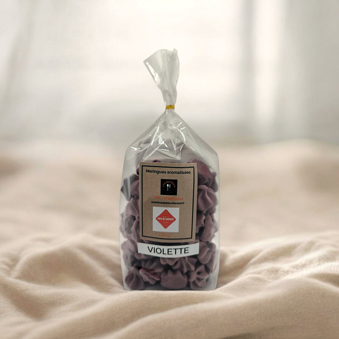 Meringues artisanales à la violette – croustillantes et légères