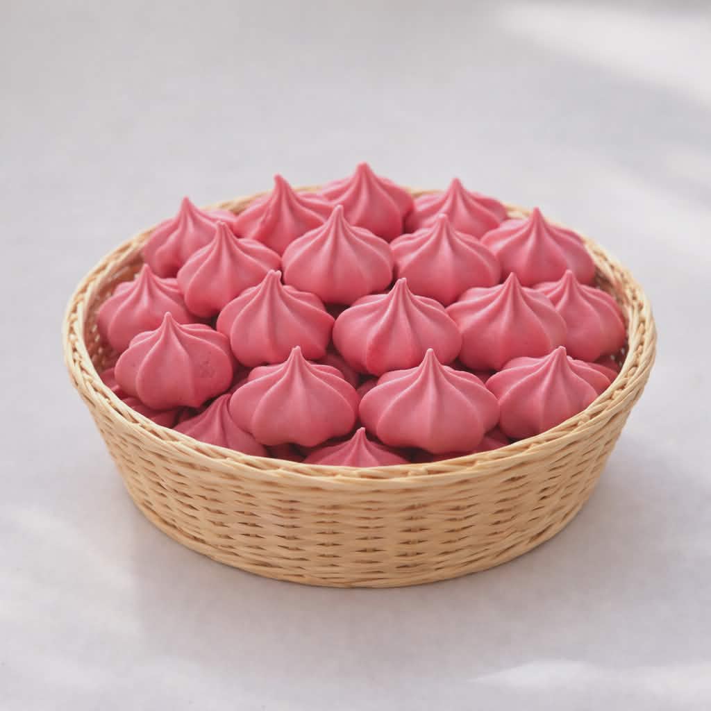 Meringues artisanales à la barbe à papa – croustillantes et légères
