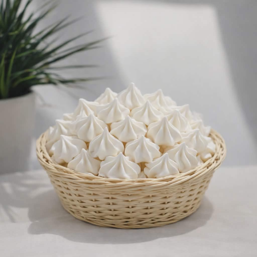 Meringues artisanales à la noix de coco – croustillantes et légères
