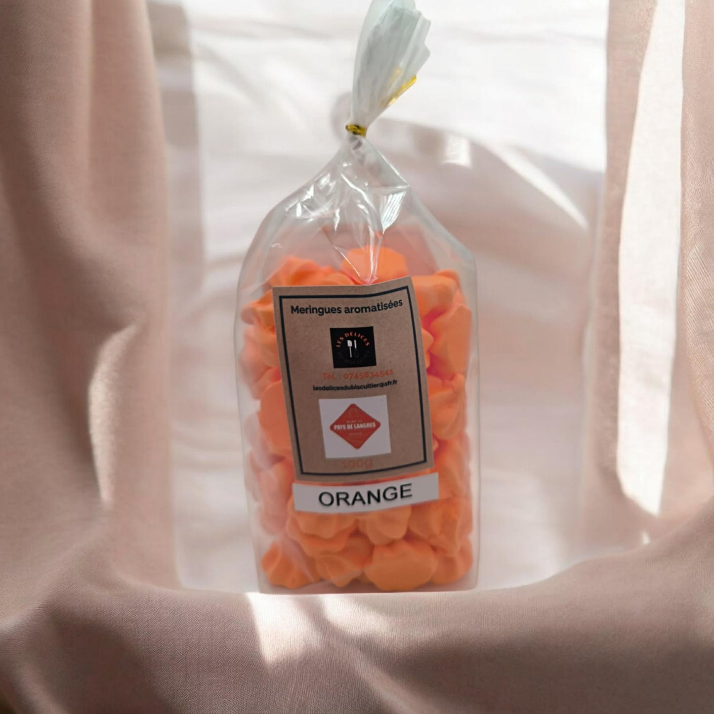 Meringues artisanales à l'orange – croustillantes et légères